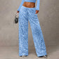 🛍️🔥Last Day 70% OFF⚡50K+ SOLD!👖Women's Sequin Sparkle Elastic Waist Straight-Leg Pants