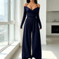 🥳AUTUMN HOT SALE🥳🍂50K+ SOLD!💥50% OFF! Women's Elegant Halter Neck Deep V Jumpsuit