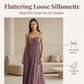 💗LAST DAY SALE 70% OFF⚡50K+ SOLD💕✨ Adjustable Drawstring, Effortless Flowy Drape | Women's Spaghetti-Strap Maxi Dress
