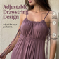 💗LAST DAY SALE 70% OFF⚡50K+ SOLD💕✨ Adjustable Drawstring, Effortless Flowy Drape | Women's Spaghetti-Strap Maxi Dress