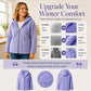 ⏳🍂LAST DAY SALE ONLY ￡16.99!!📢Women's Casual Plush Hooded Jacket