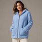 ⏳🍂LAST DAY SALE ONLY ￡16.99!!📢Women's Casual Plush Hooded Jacket