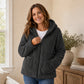 ⏳🍂LAST DAY SALE ONLY ￡16.99!!📢Women's Casual Plush Hooded Jacket
