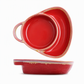 💖Black Friday Mega Deal – 50% off!💖Retro Ceramic Divided Baking Dish with Single Handle