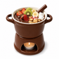 🍪Hot Sale 50% OFF☕Ceramic Chocolate & Cheese Fondue Mug with Fork – Perfect for Cozy Nights & Gifts🍫